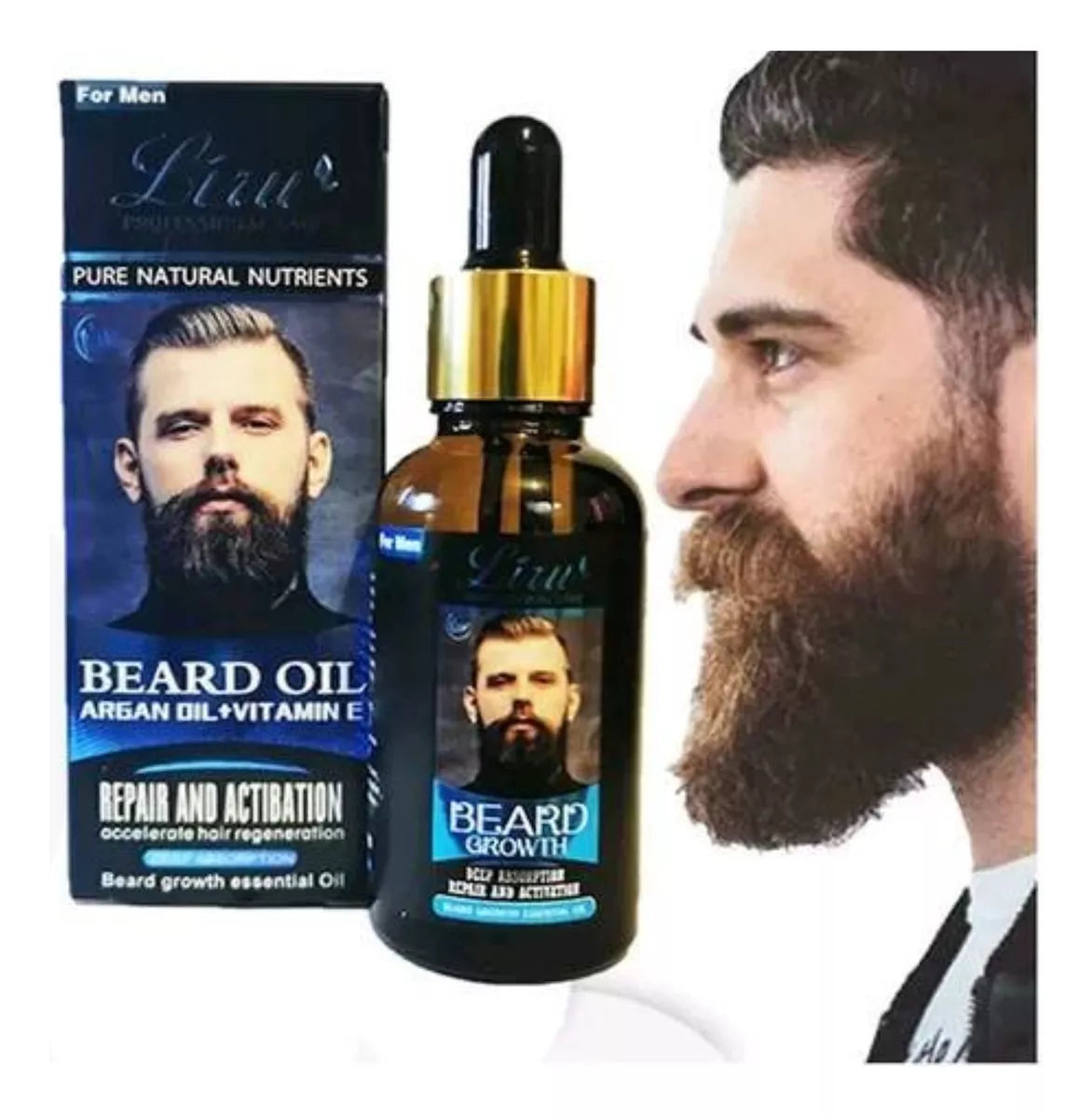 Serum Para Crecimiento De Barba Y Bigote