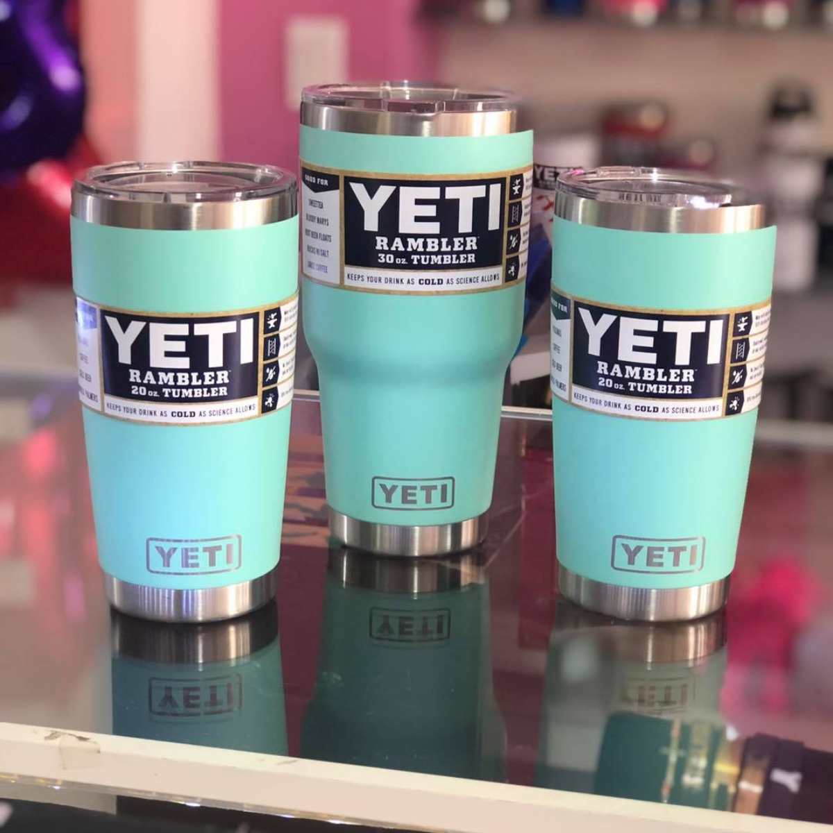 Yeti 20oz Celeste Vaso Acero Inoxidable