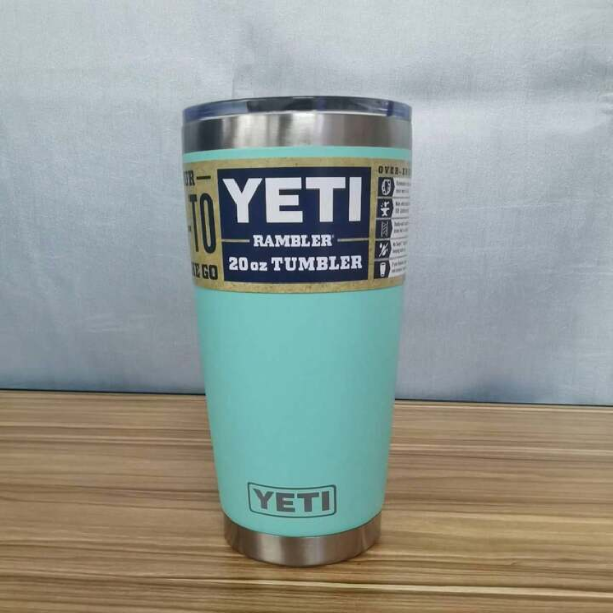 Yeti 20oz Celeste Vaso Acero Inoxidable