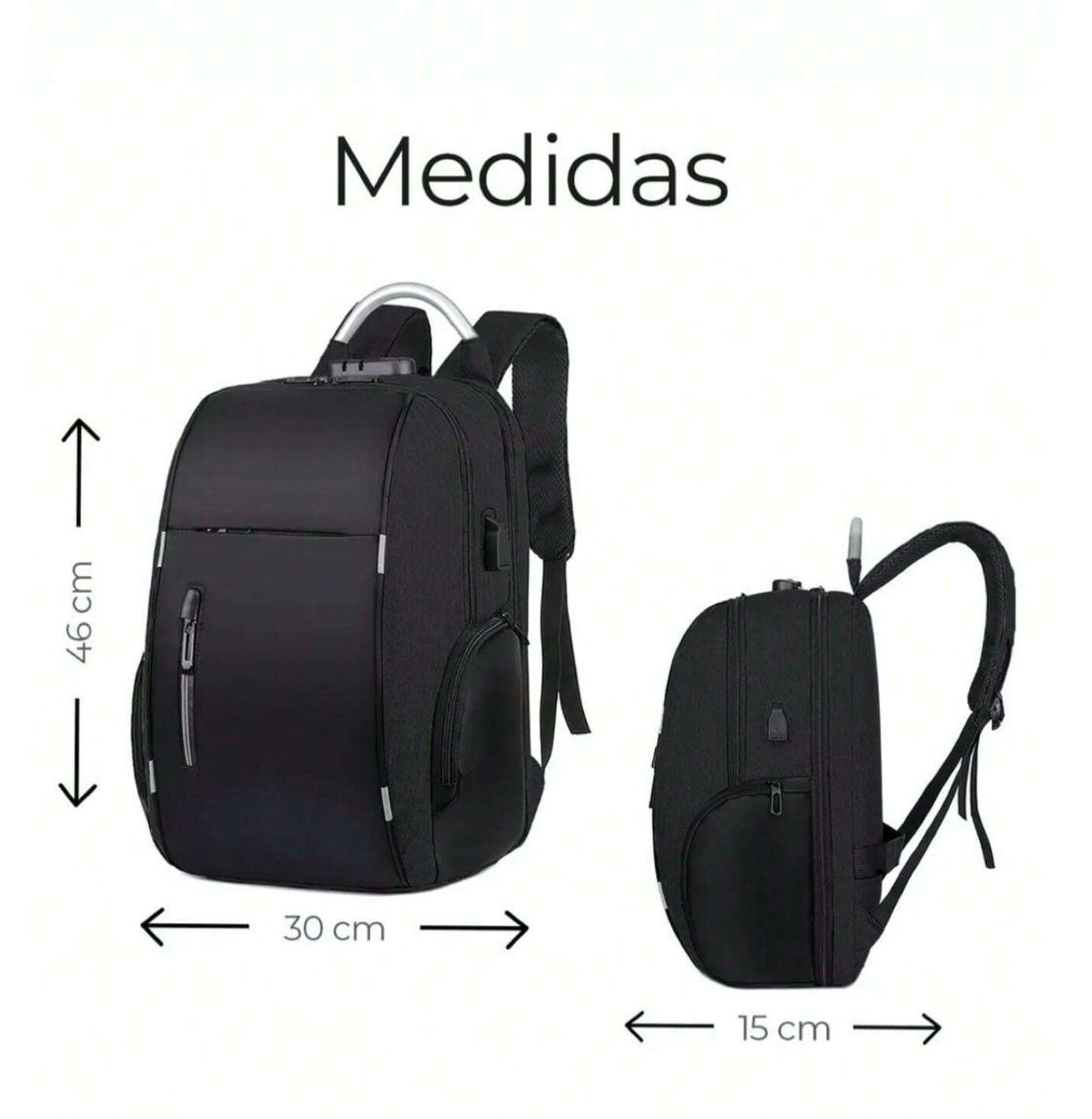 Mochila Antirrobo Con Candado